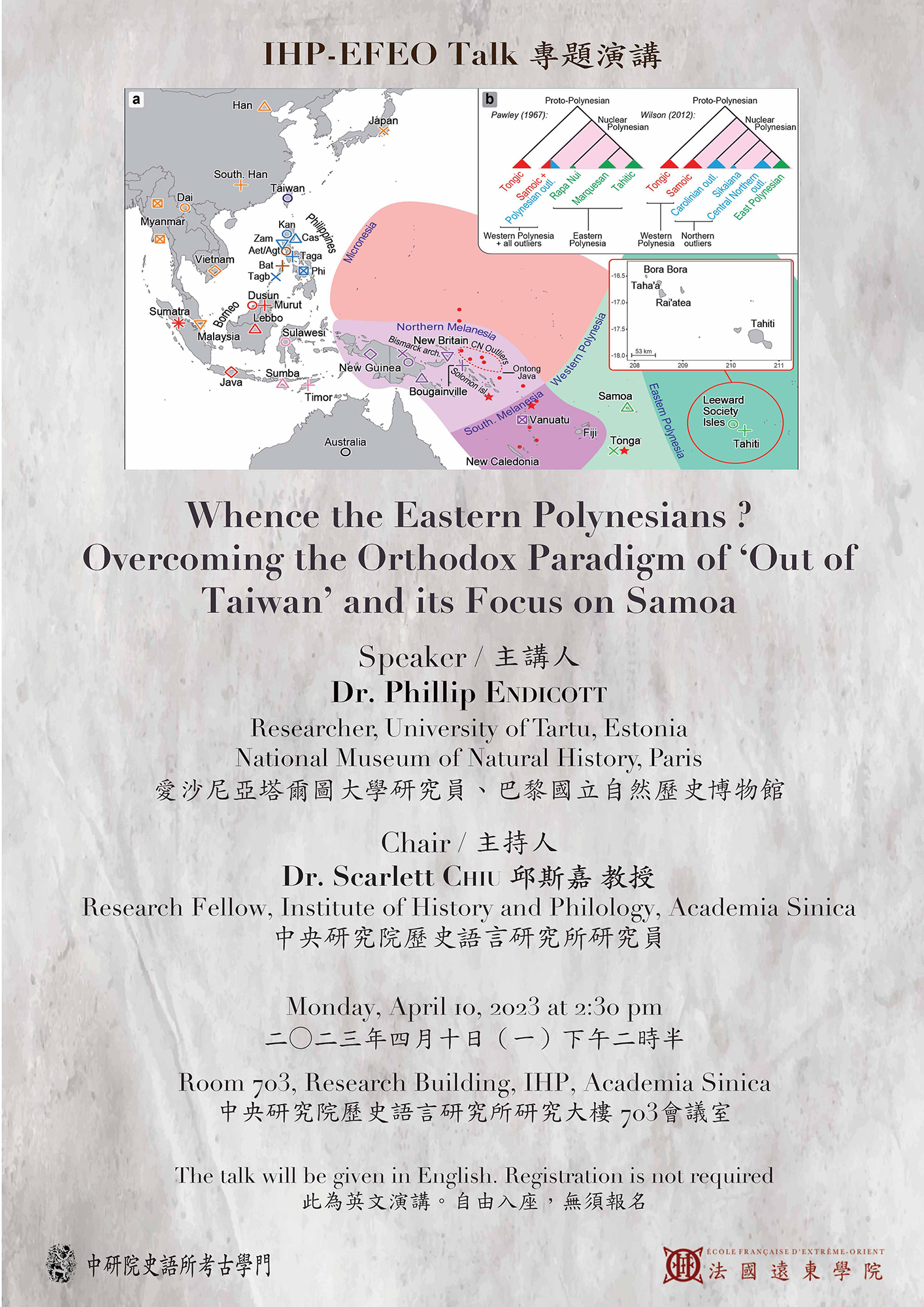 Whence the Eastern Polynesians ? Overcoming the Orthodox Paradigm of ‘Out of Taiwan’ and its Focus on Samoa
