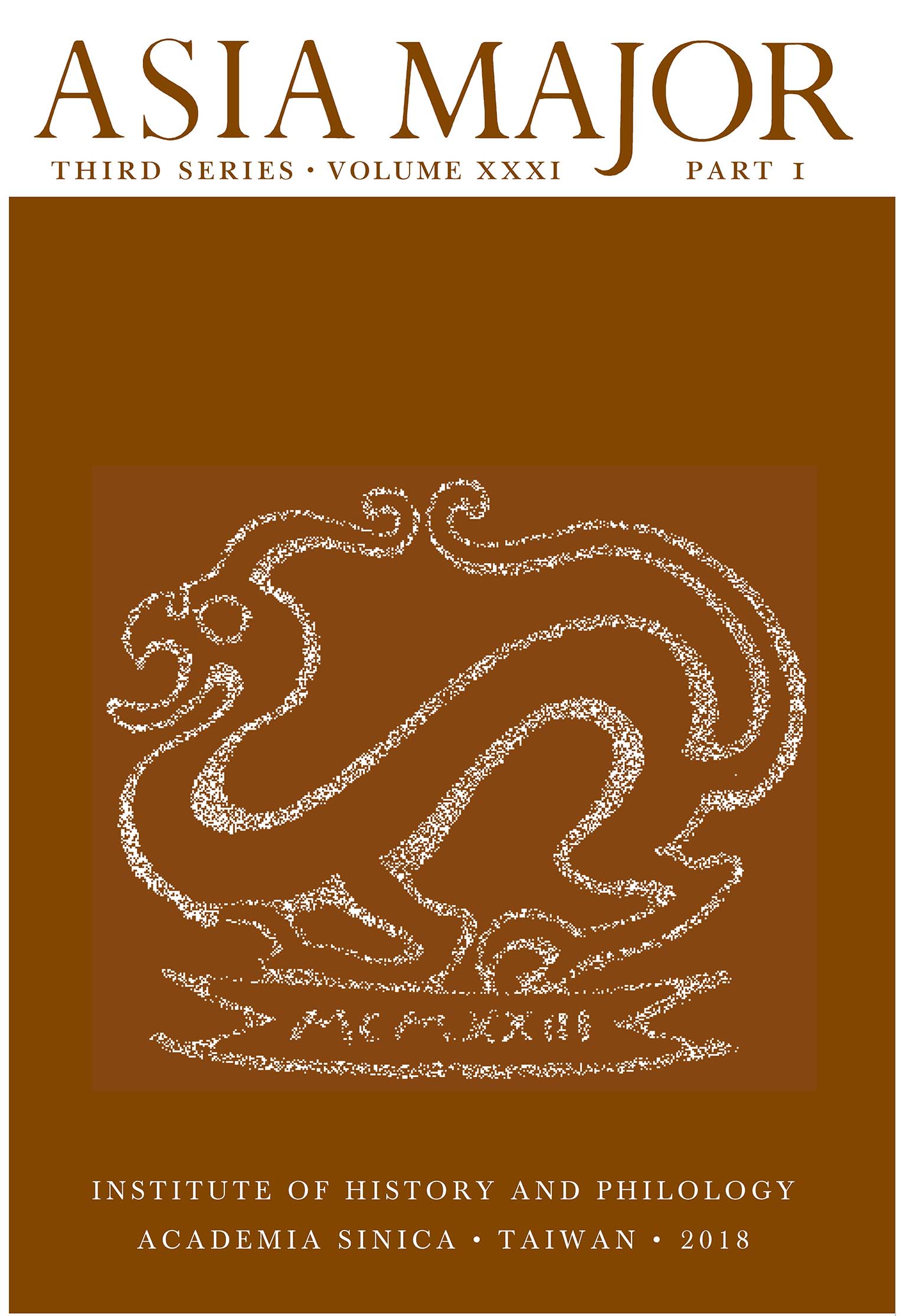 Asia Major Volume 31 parts 1-2